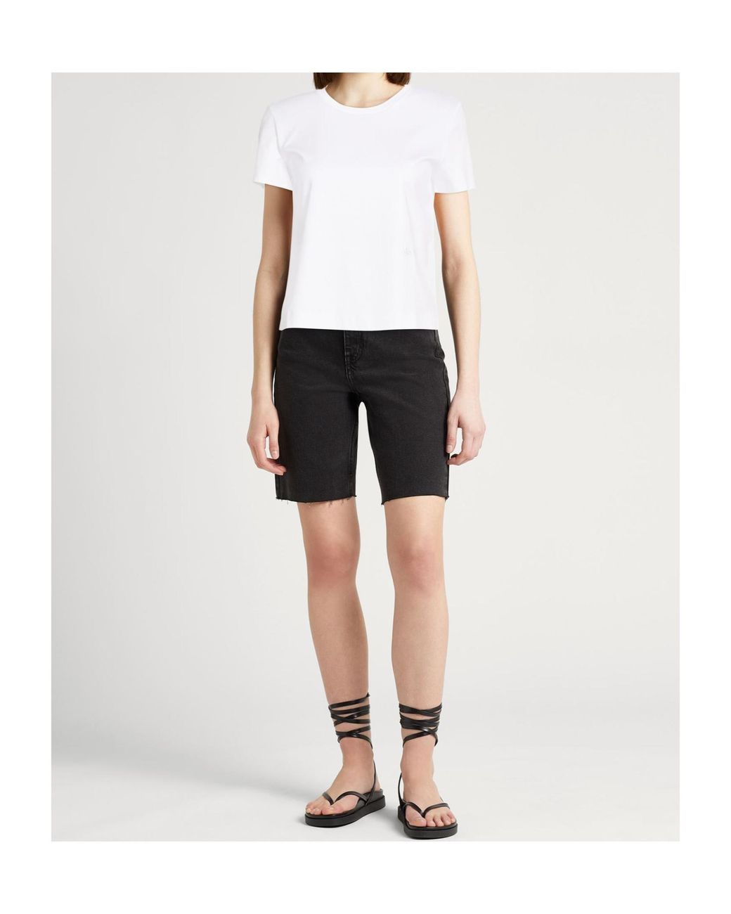 Max Mara White Short Sleeve Crew Neck T-Shirt