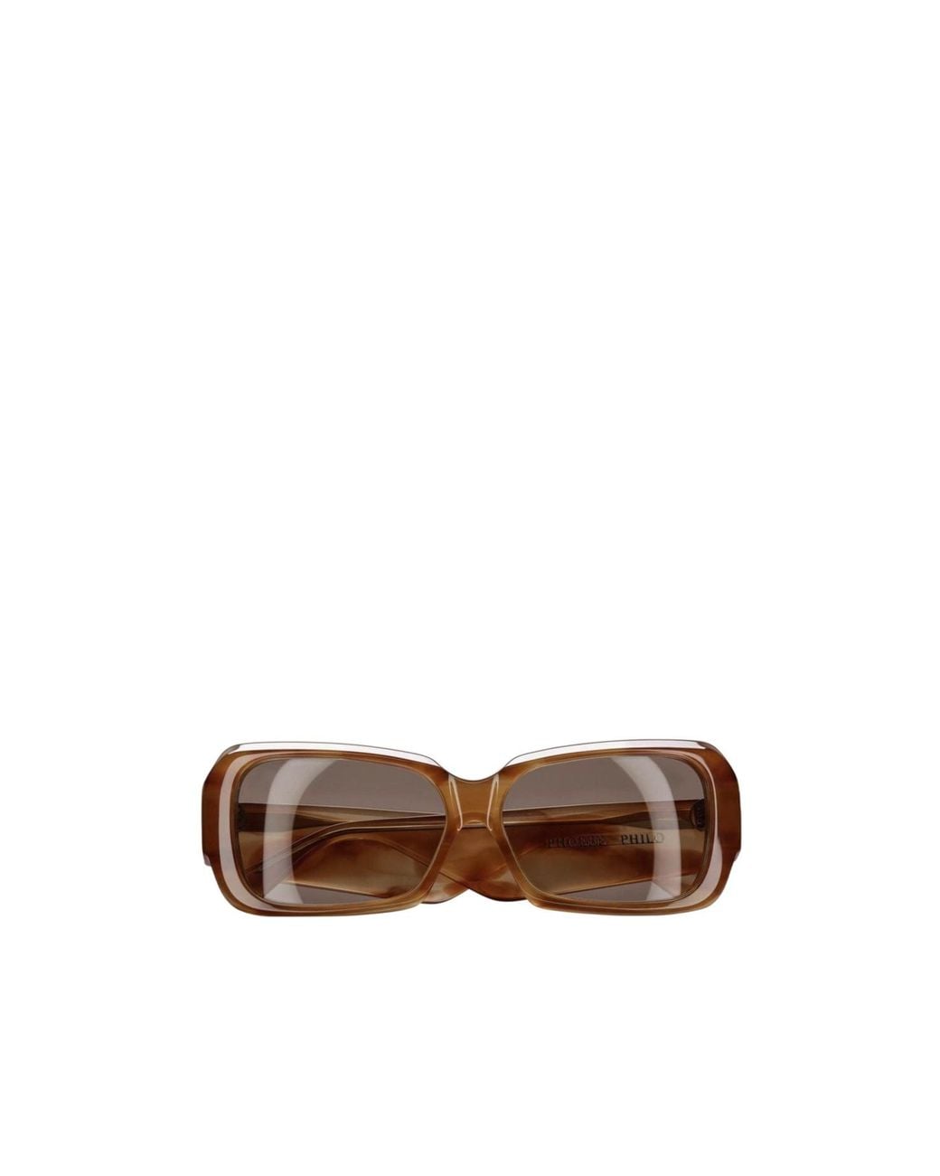 Phoebe Philo Brown Full-Rim Sunglasses