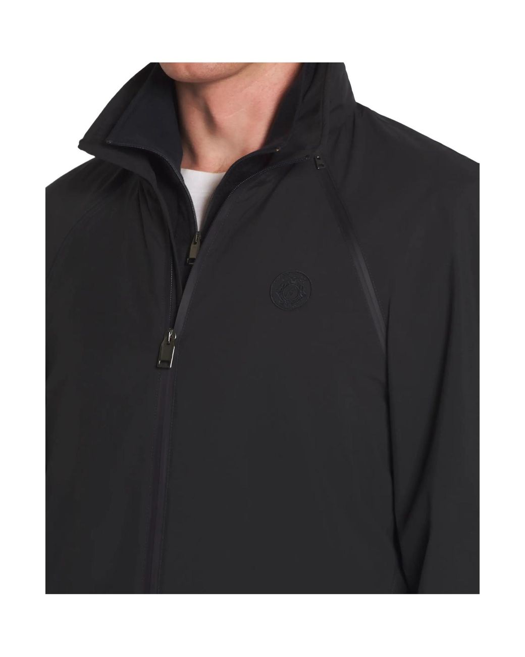 Brioni Black Midnight Performa Windbreaker for men