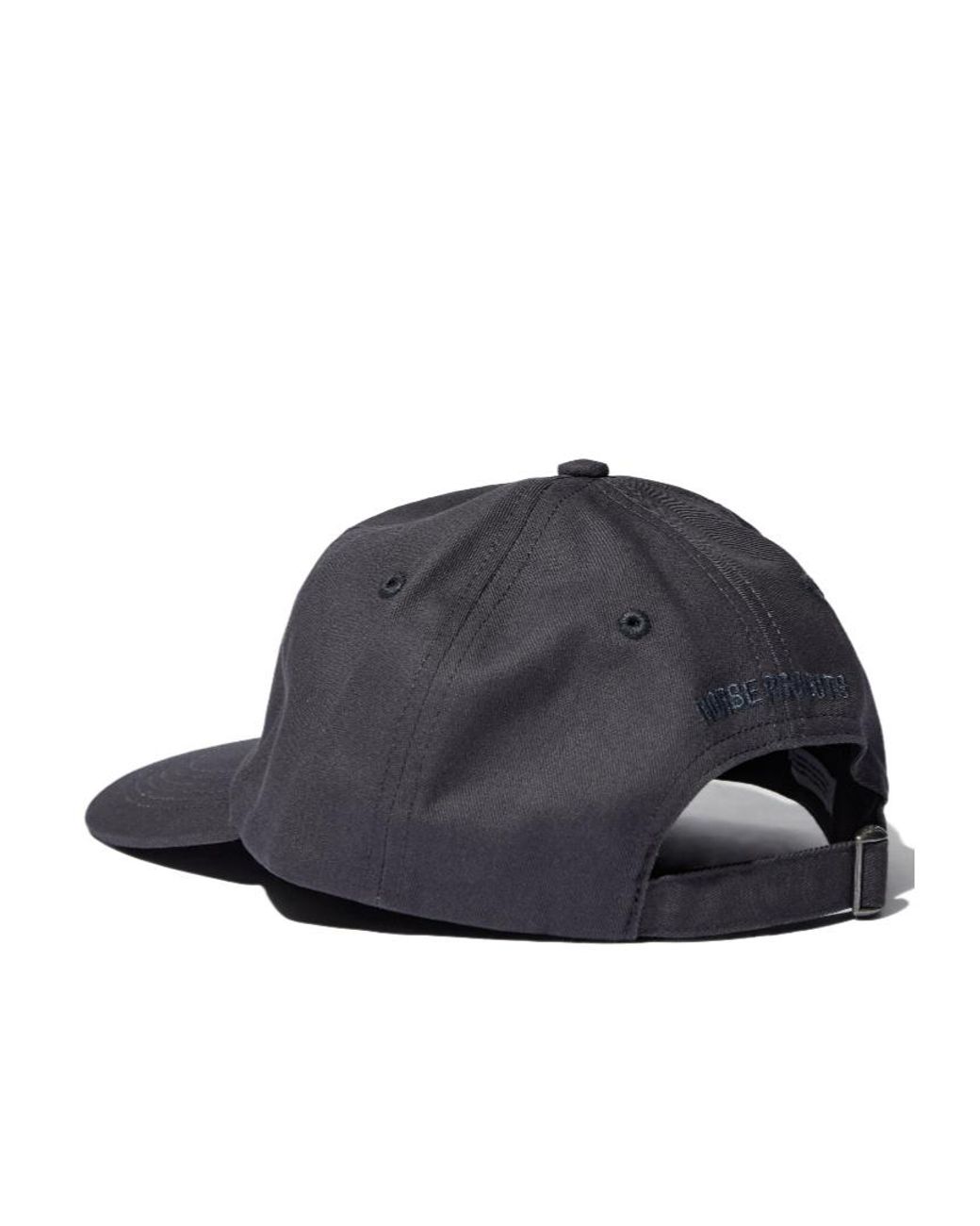 Norse Projects Blue Embroidered Logo Baseball Cap for men