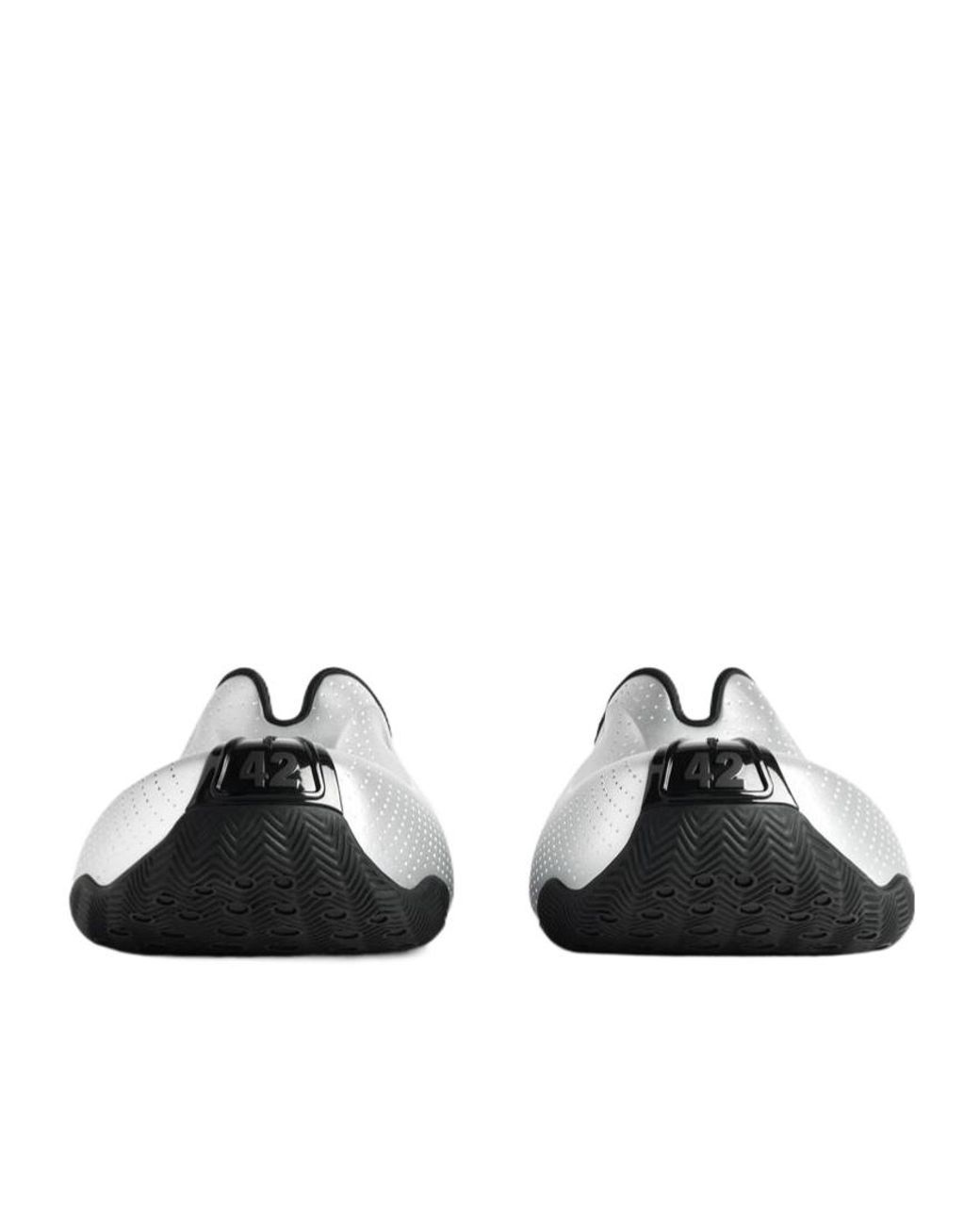 Balenciaga White Basketball Slip-On Sneakers for men