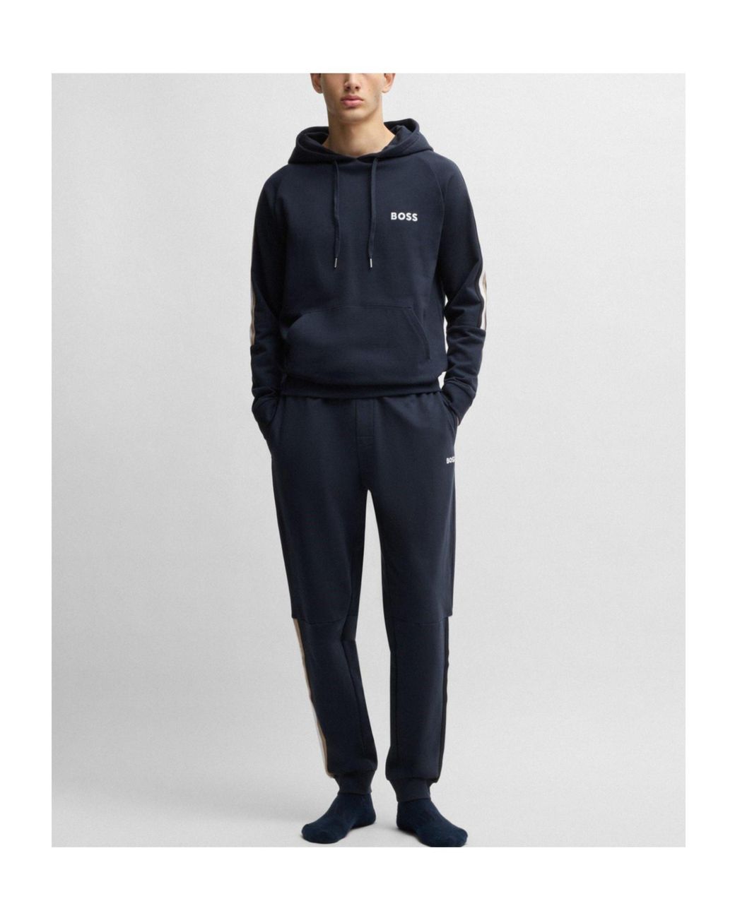 Boss Black Simple Solid Color Casual Pants for men