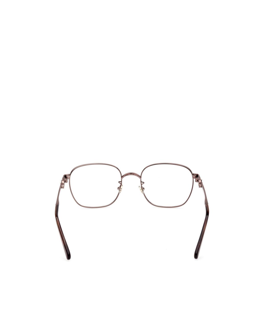 Moncler White Eyewear Square Frame Glasses for men