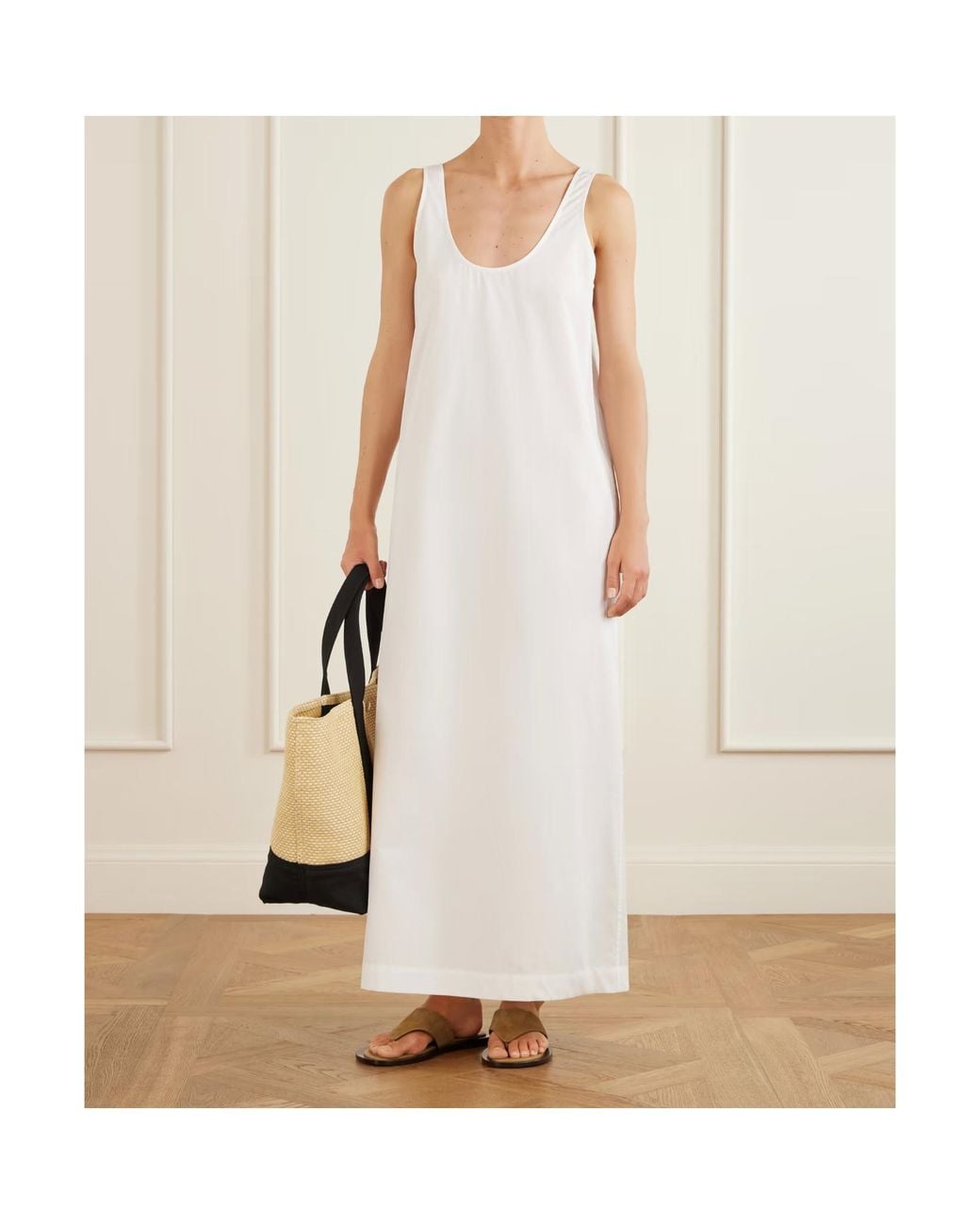 Totême White Sleeveless Dress
