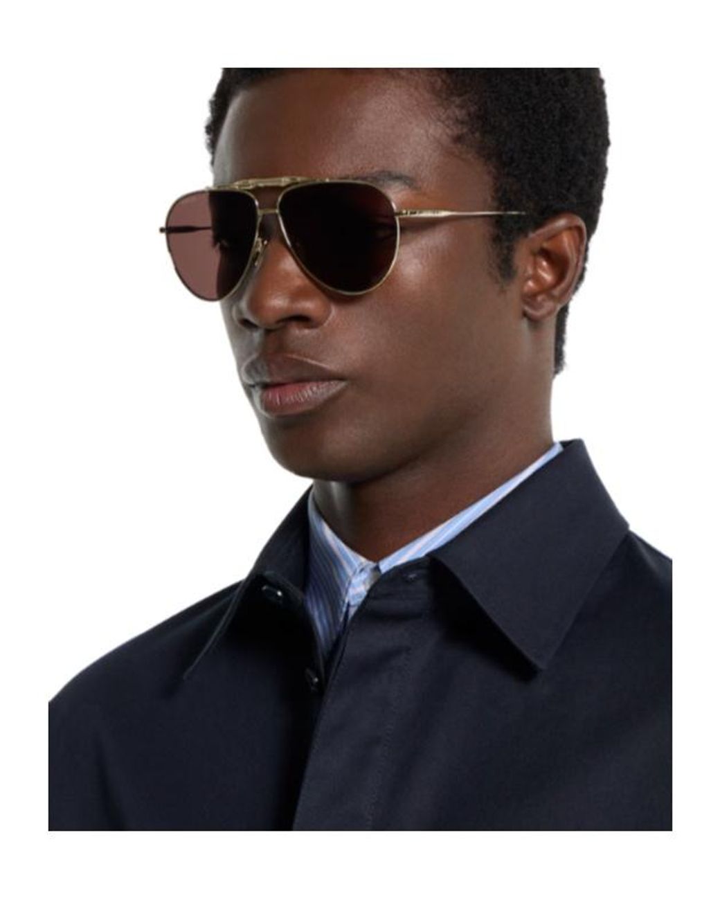 Gucci Pink Pilot Sunglasses for men