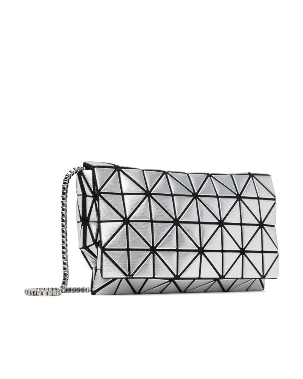 Issey Miyake White Rhombic Shoulder Bag