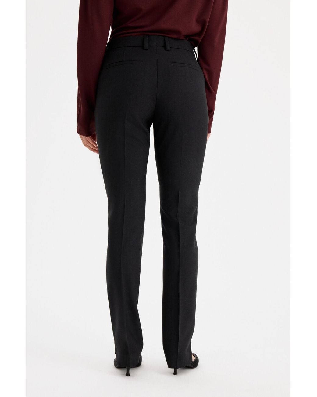 Filippa K Black Slim Extra-Long Pants
