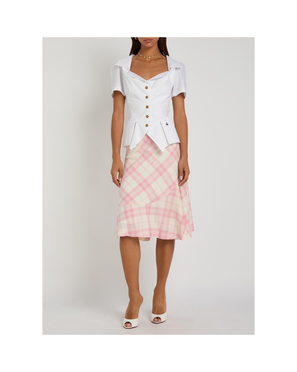 Vivienne Westwood White Simple Cotton Shirt