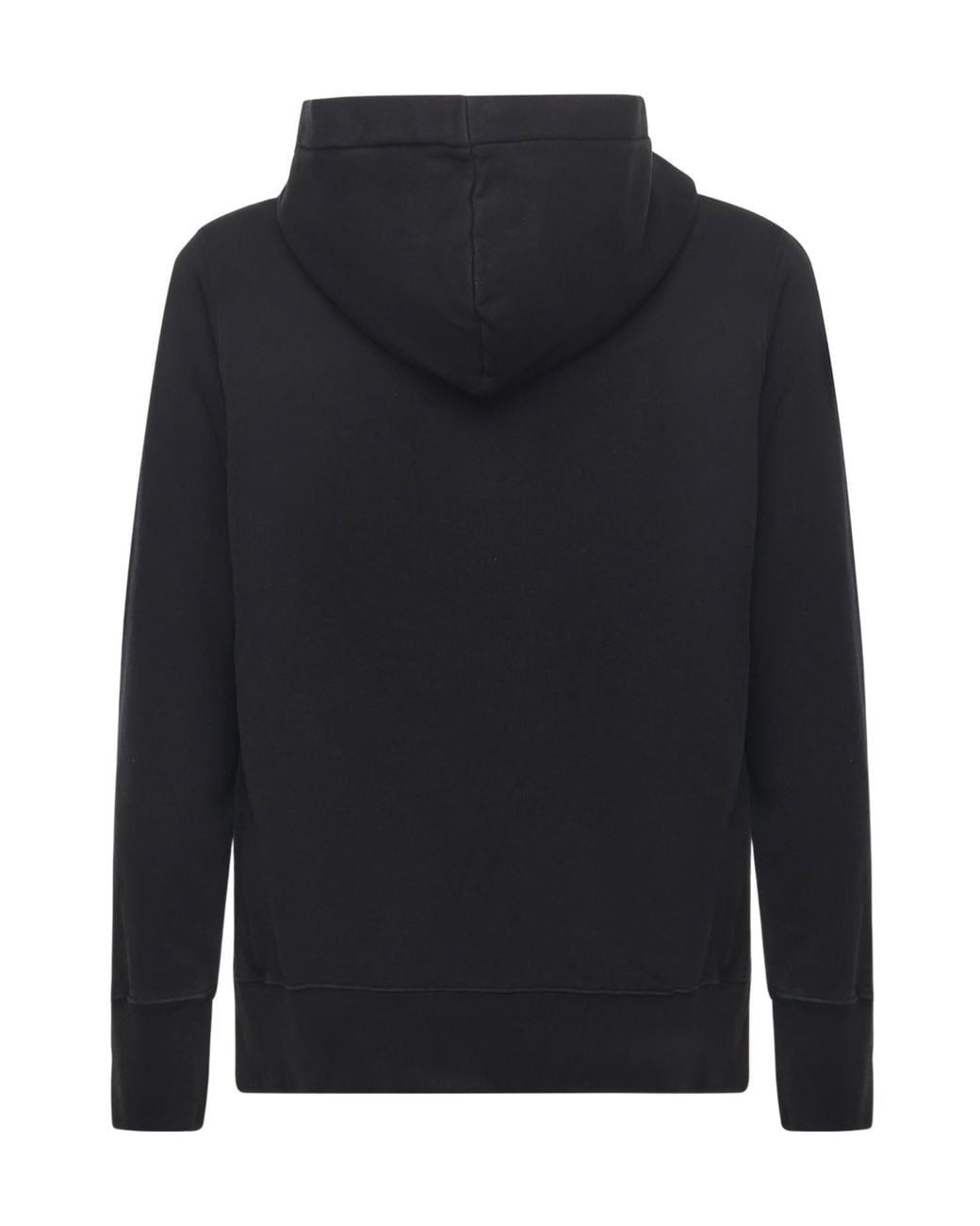 Hogan Black Logo-Printed Zipped Hoodie for men