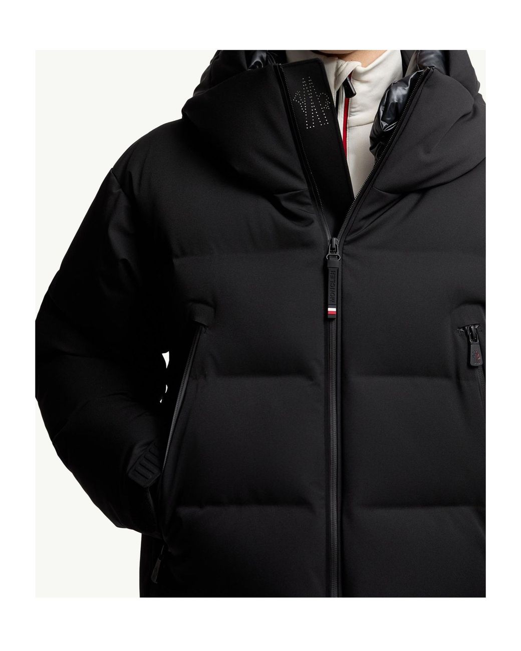 Moncler Black Grenoble Fellberg Hooded Insulated Ski Jacket for men