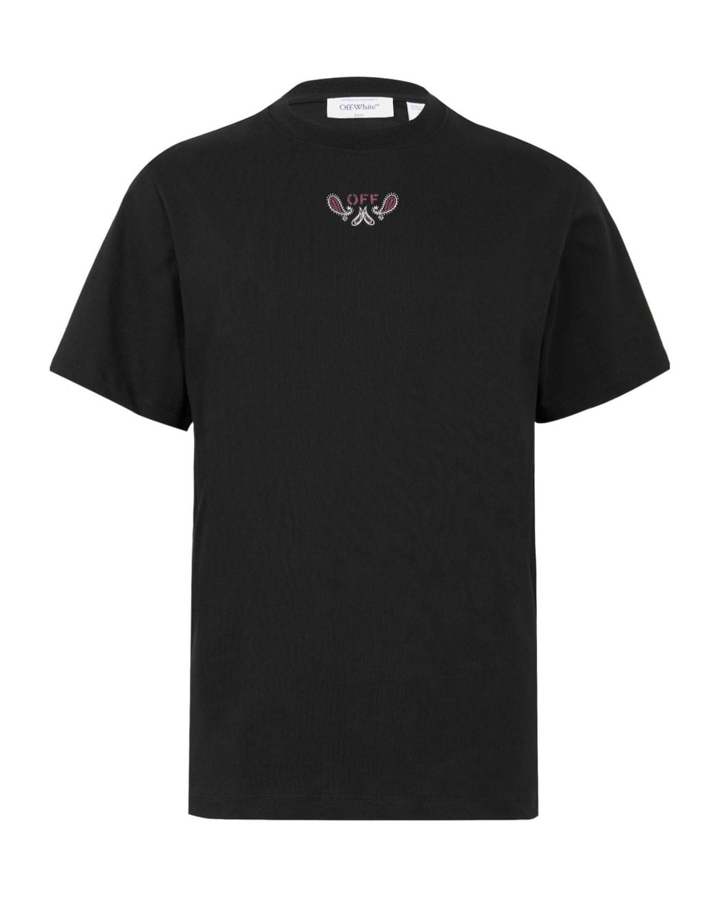 Off-White c/o Virgil Abloh Black Short-Sleeved T-Shirt for men