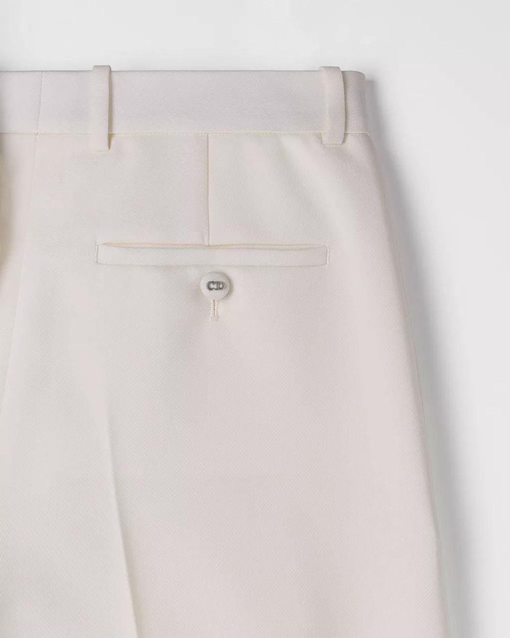 Dior White Regular-Fit Pants
