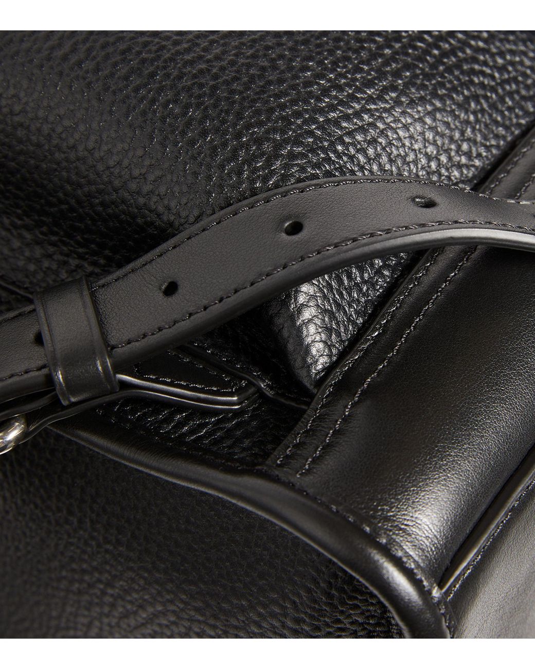 Mulberry Black Heritage Textured Backpack for men
