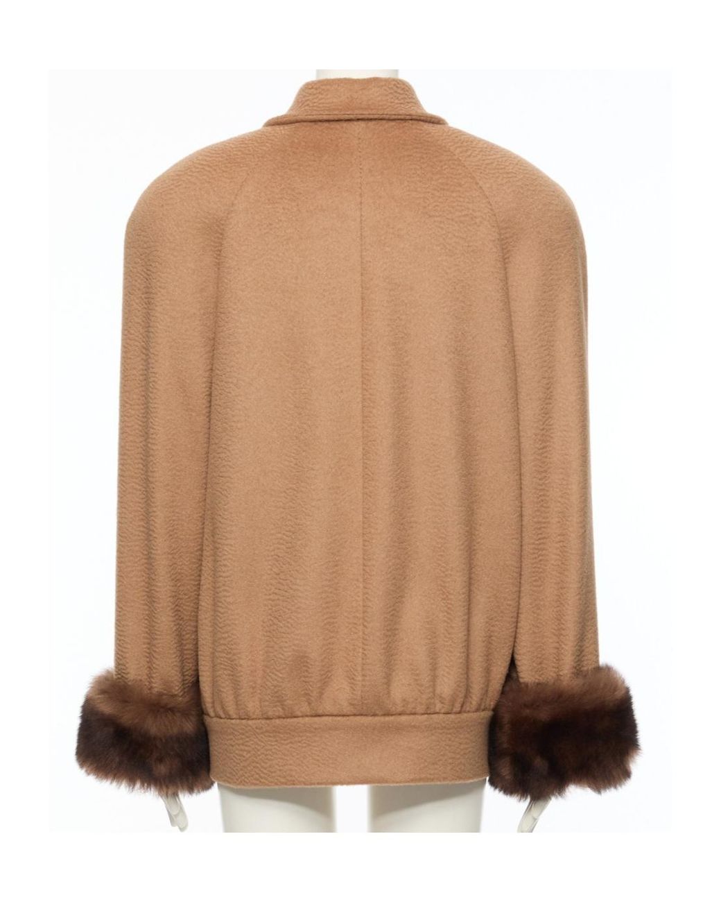 Valentino Brown Zip-Up Long-Sleeved Jacket