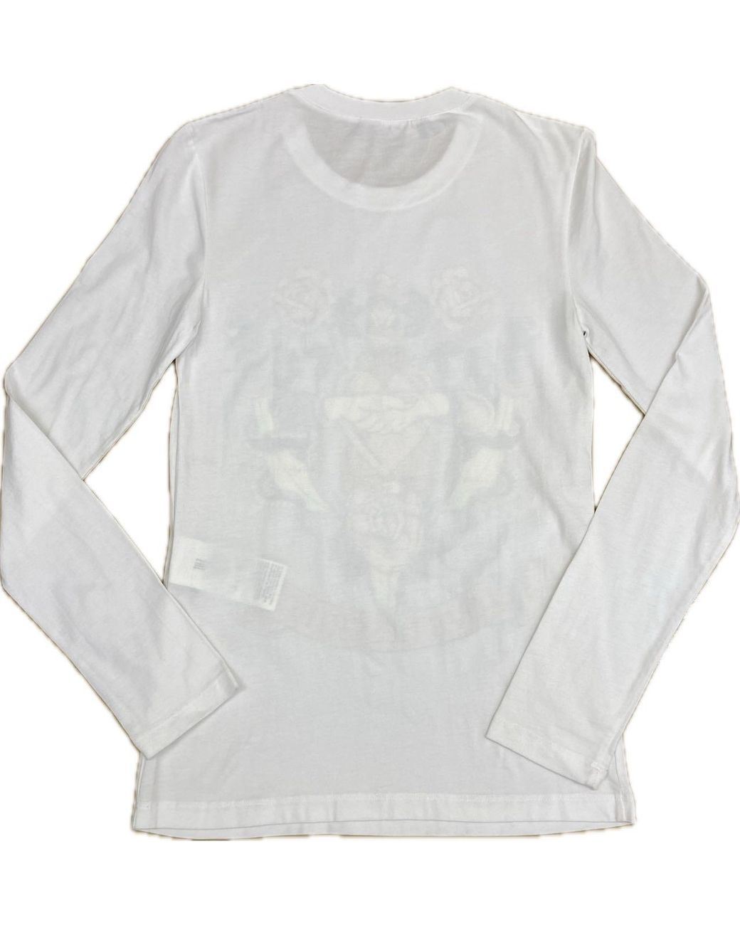 Moschino Gray Long-Sleeved T-Shirt