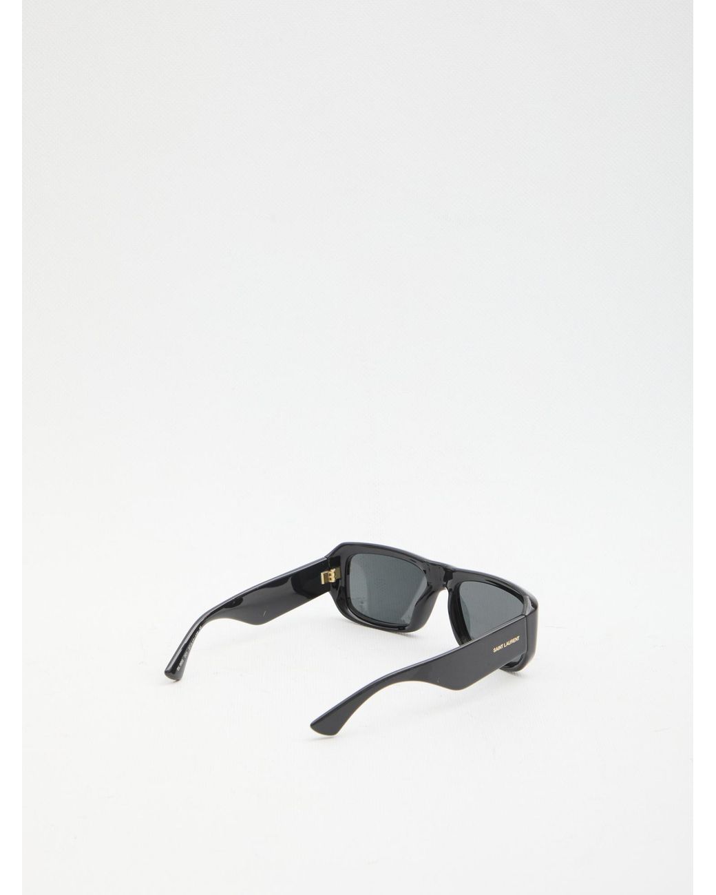 Saint Laurent White Eyewear Rectangular Frame Sunglasses for men