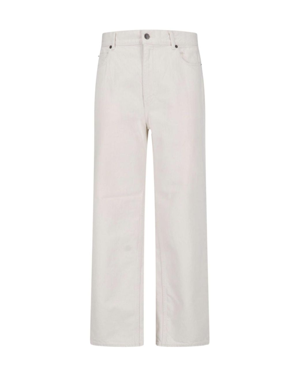 The Row White Straight-Leg Jeans for men