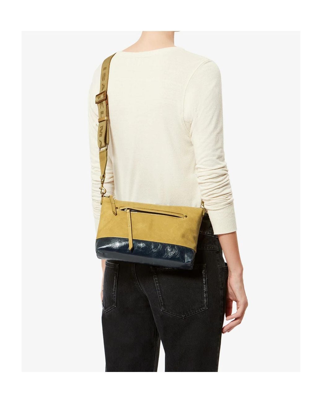 Isabel Marant White Nessah Bag