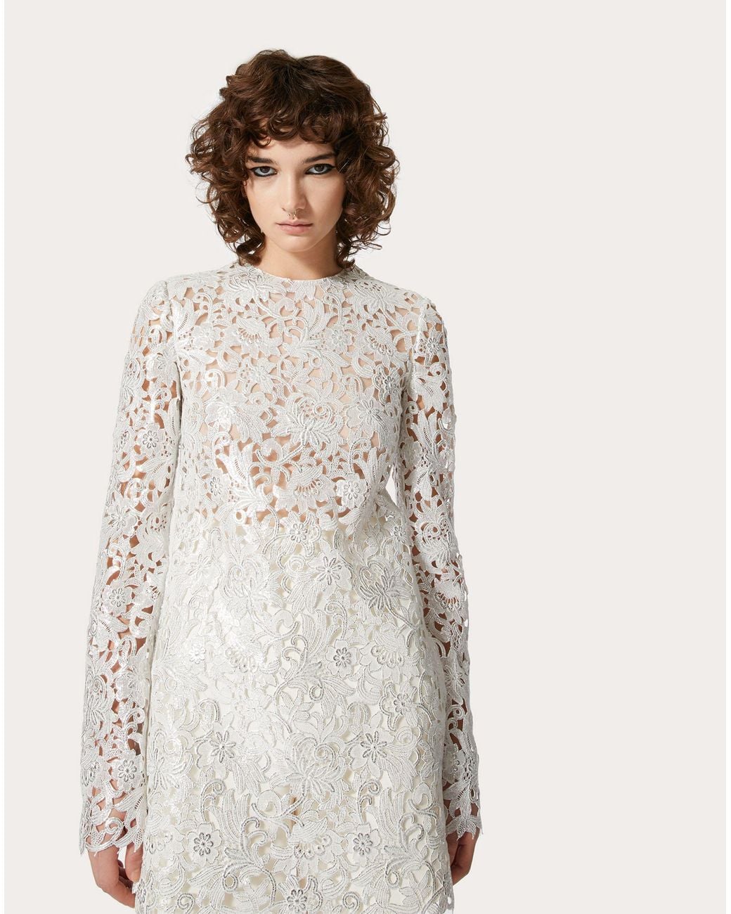 Valentino White Slim Dress