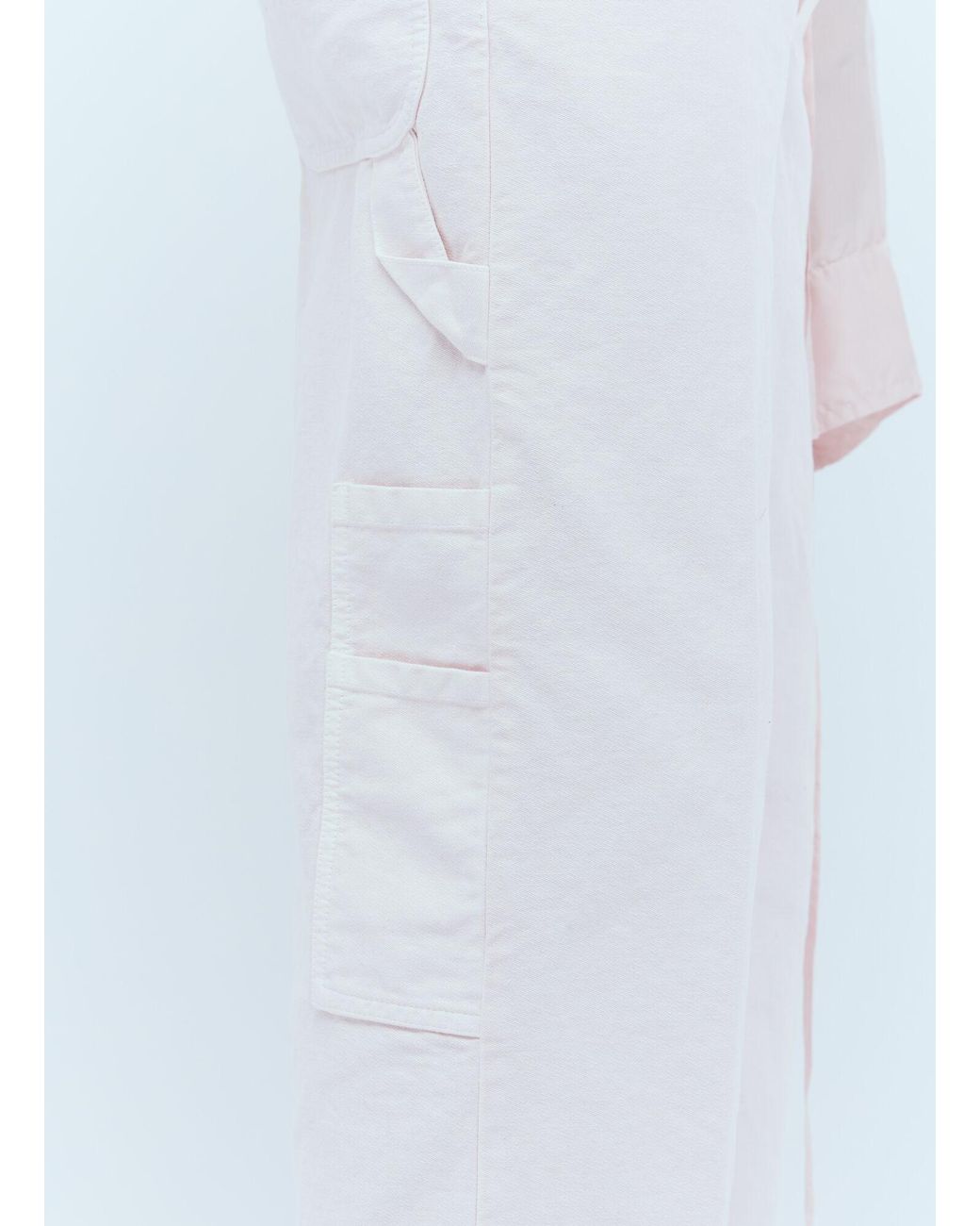 Dries Van Noten White Twill Casual Pants for men