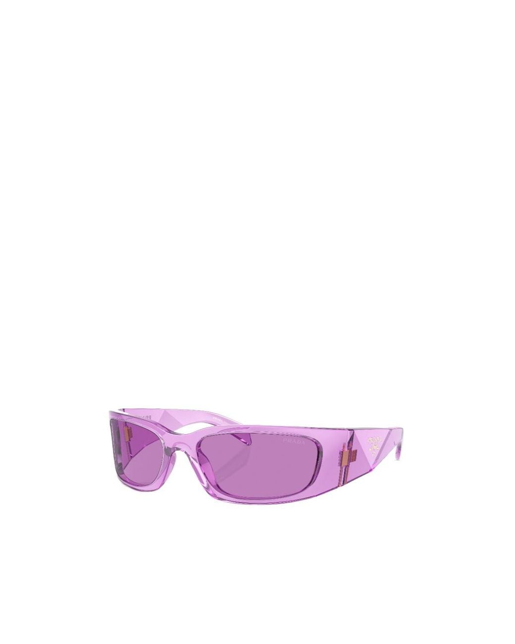 Prada Purple Eyewear Butterfly Frame Sunglasses
