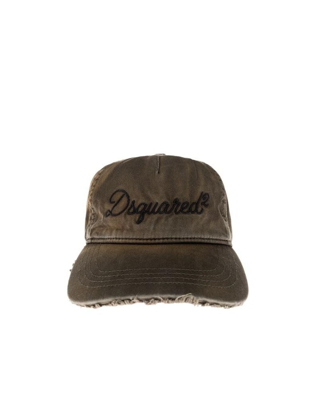 DSquared² Brown Logo Hat for men