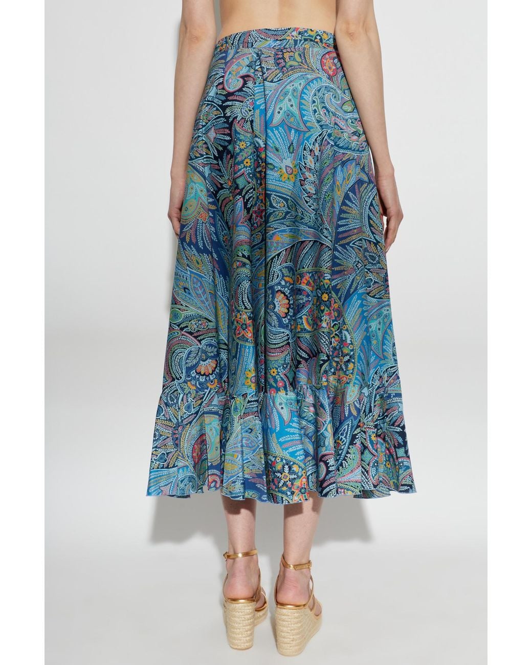 Etro Blue Midi Skirts
