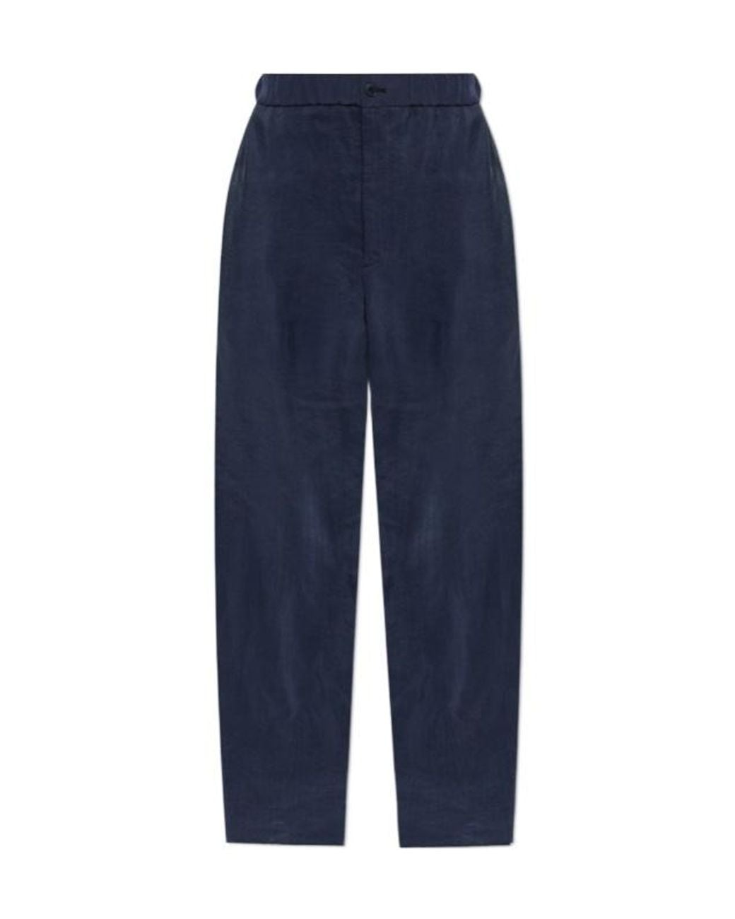 Giorgio Armani Blue Loose Fit Trousers for men