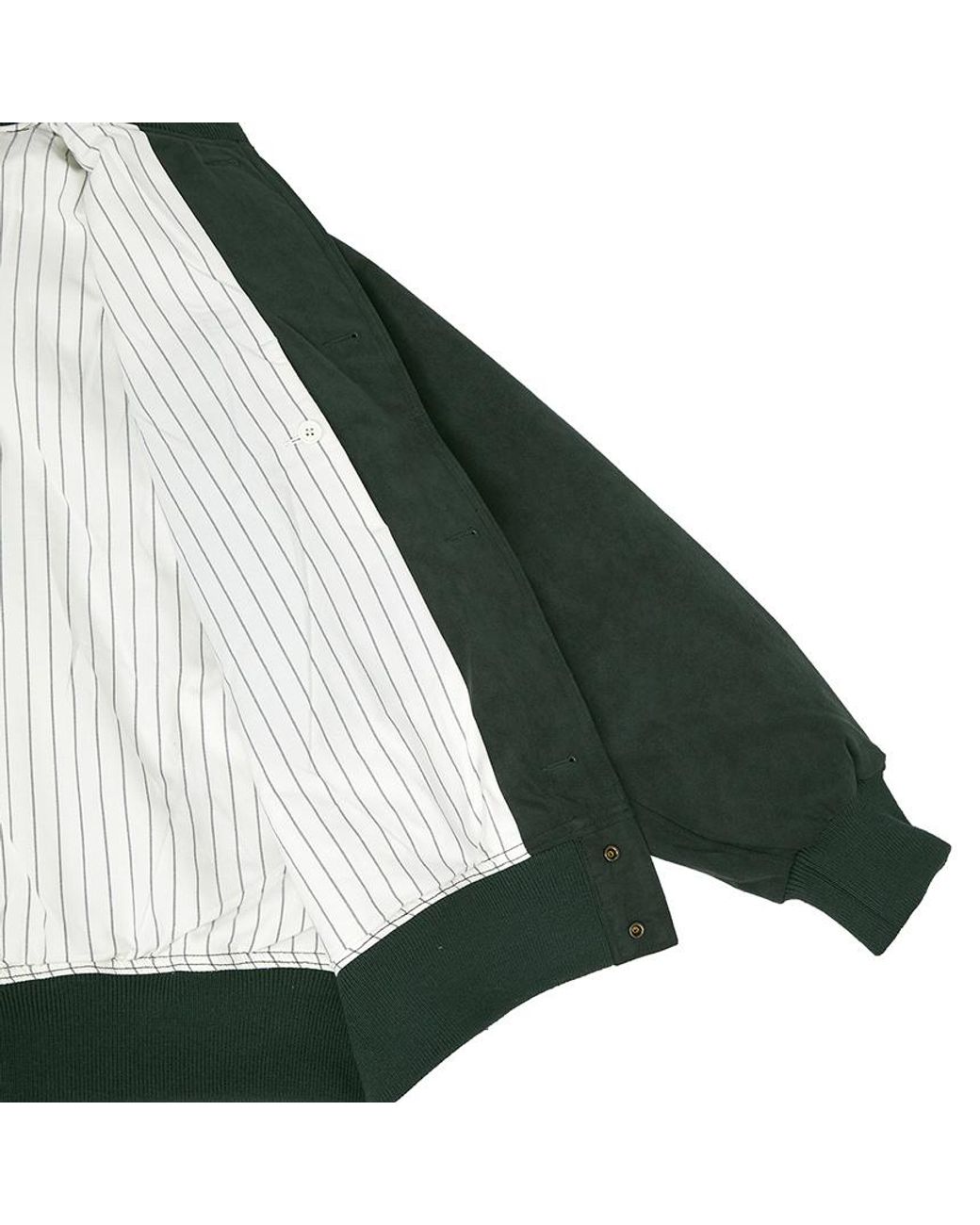Nanamica Green Stand-Up Collar Jacket for men