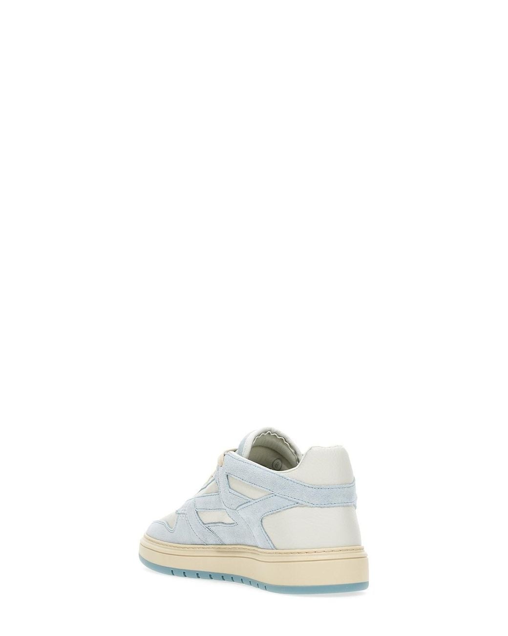 Represent White Reptor Low Lace-Up Sneakers for men