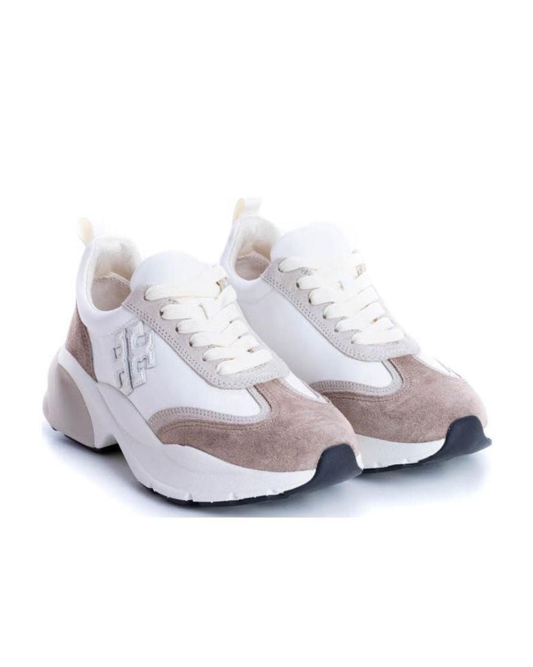 Tory Burch White Good Luck Low-Top Sneakers