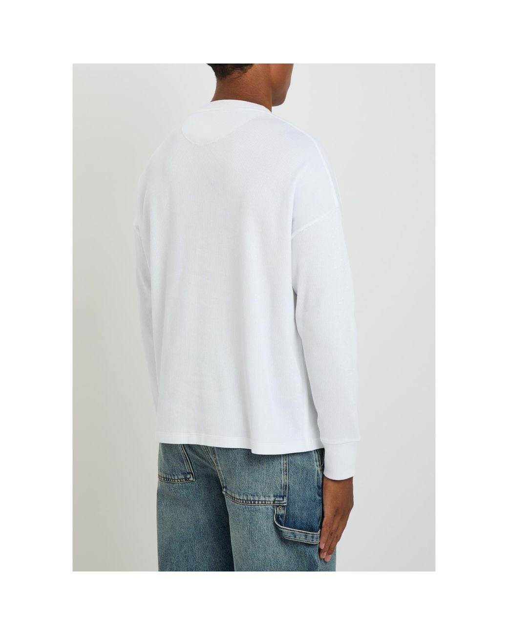 Loewe White Long-Sleeve T-Shirt for men