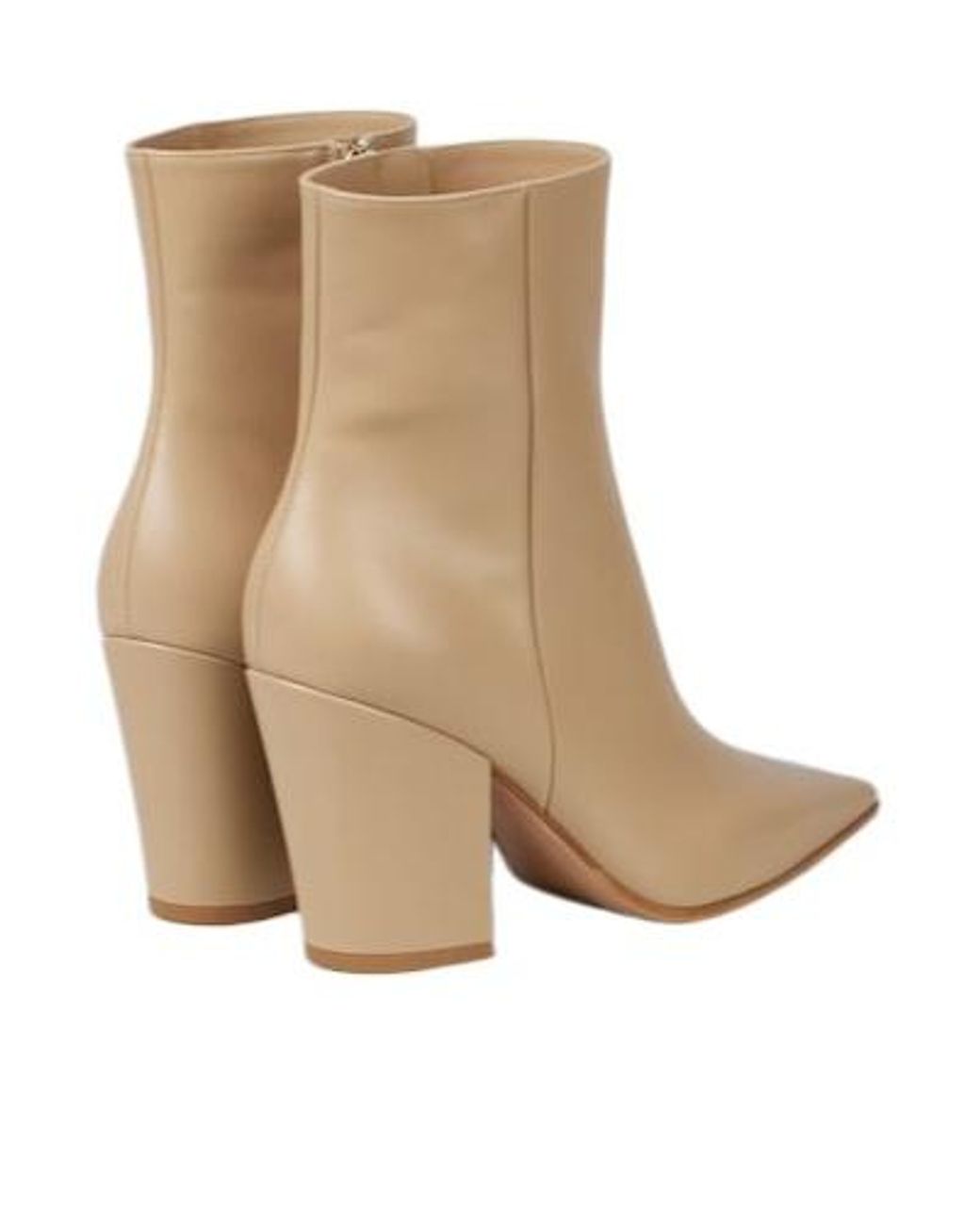 Gianvito Rossi Natural Versatile Pointed-Toe Comfortable Ankle Boots
