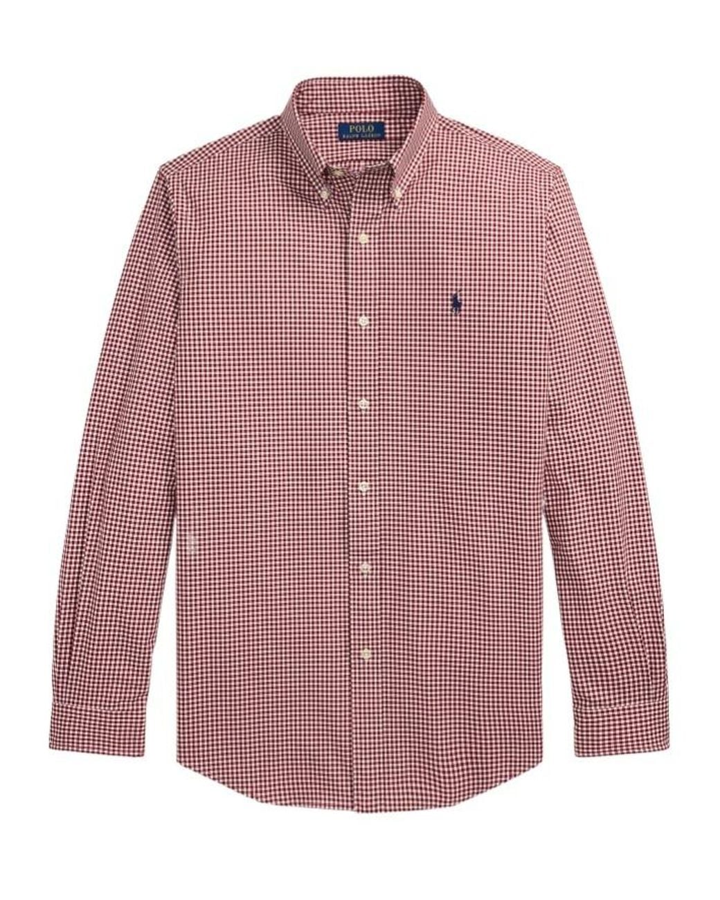 Polo Ralph Lauren Purple Checked Button-Down Shirt for men