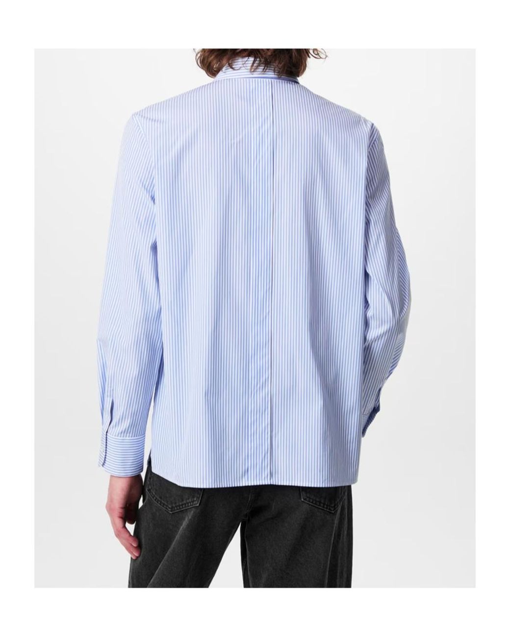 Saint Laurent Blue Chemise Long Sleeve Shirt for men