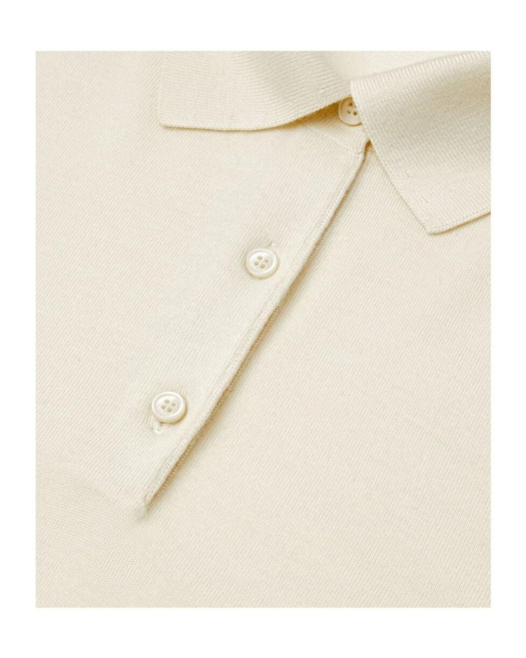 Loro Piana White Royal Lightness Polo Shirt