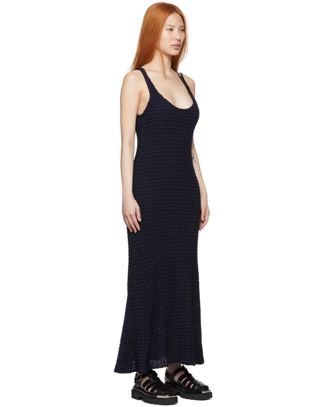 3.1 Phillip Lim Blue Logo Dress