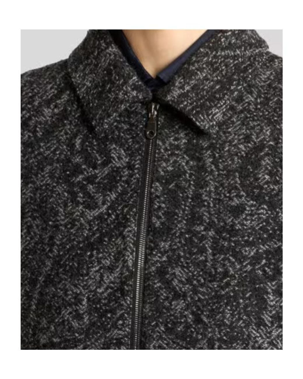 Etro Black Pattern-Jacquard Zipped Bomber Jacket for men