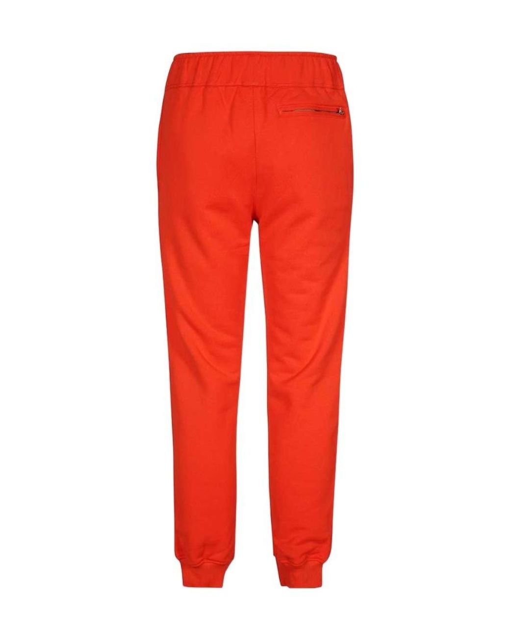 Lanvin Red Drawstring Straight Leg Trousers for men