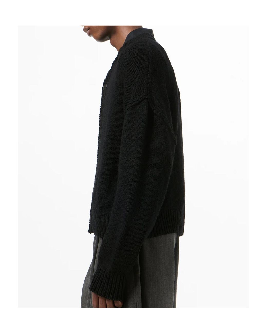 Our Legacy Black Pitch Crew-Neck Cardigan for men