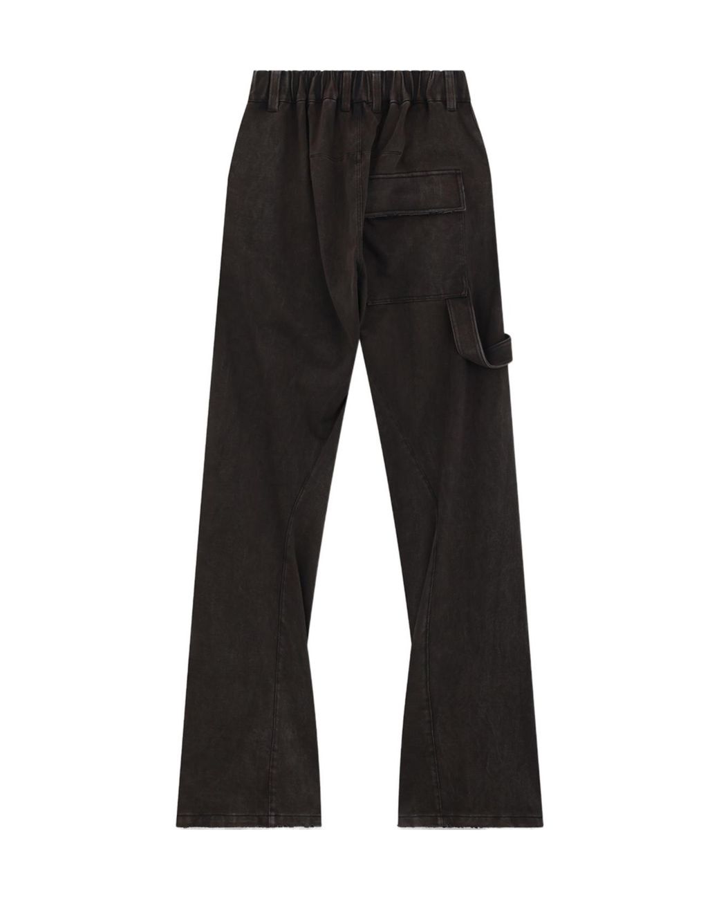 we11done Black Cargo Trousers for men