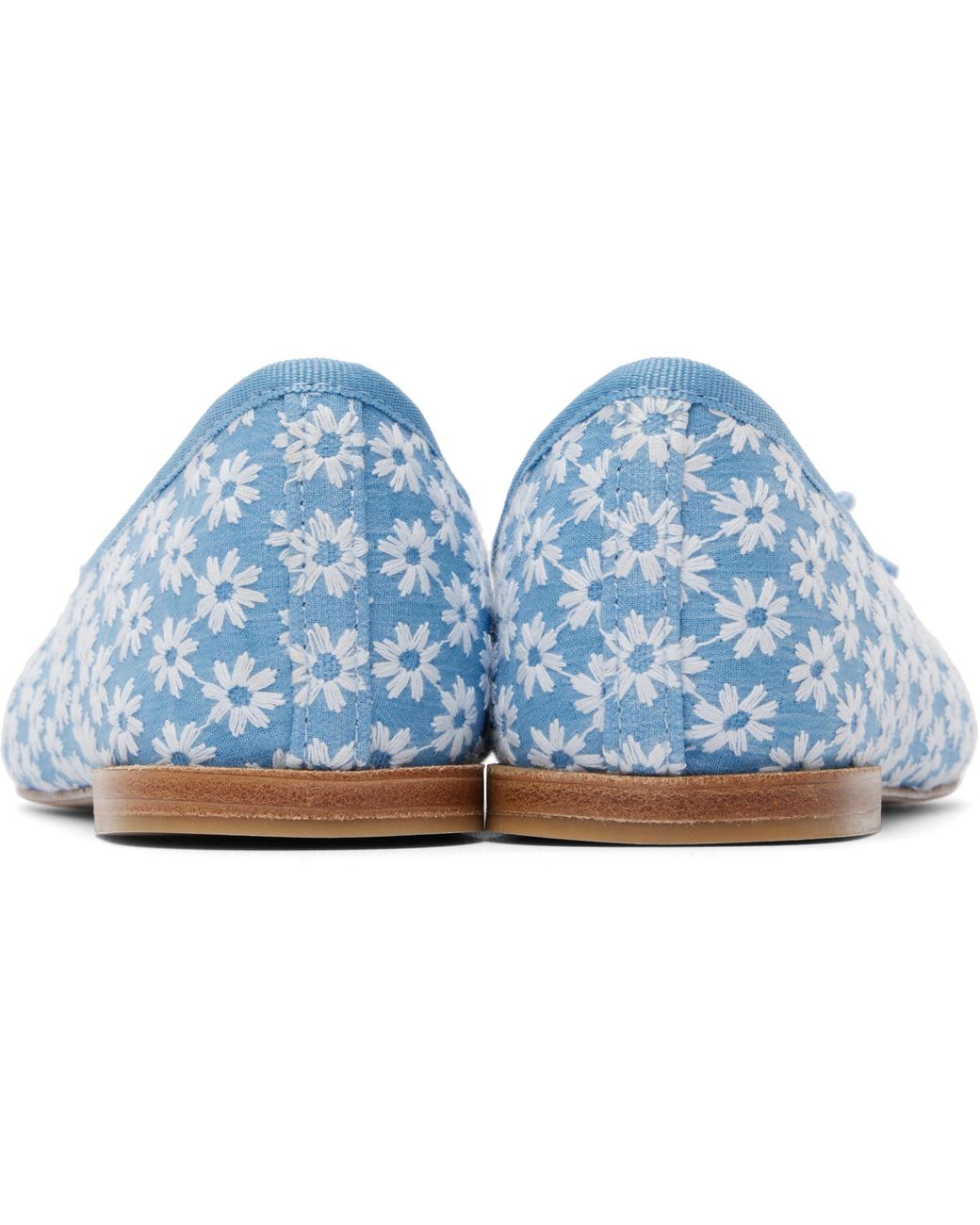 Repetto Blue Cendrillon Ballet Flats
