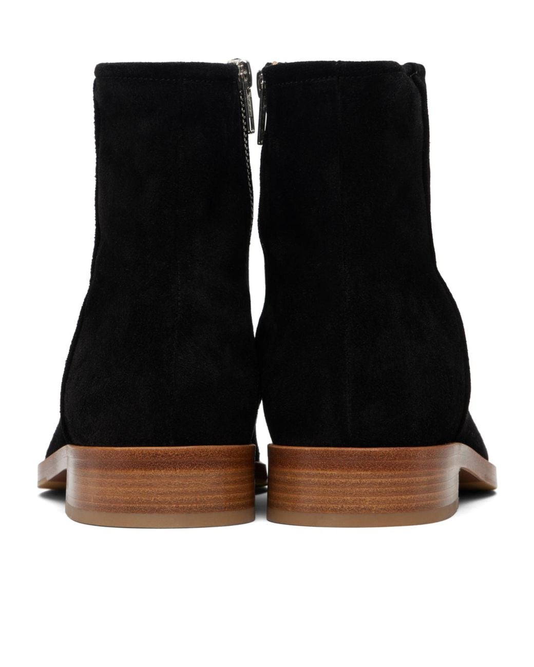 Common Projects Black Zipped Ankle Boots for men