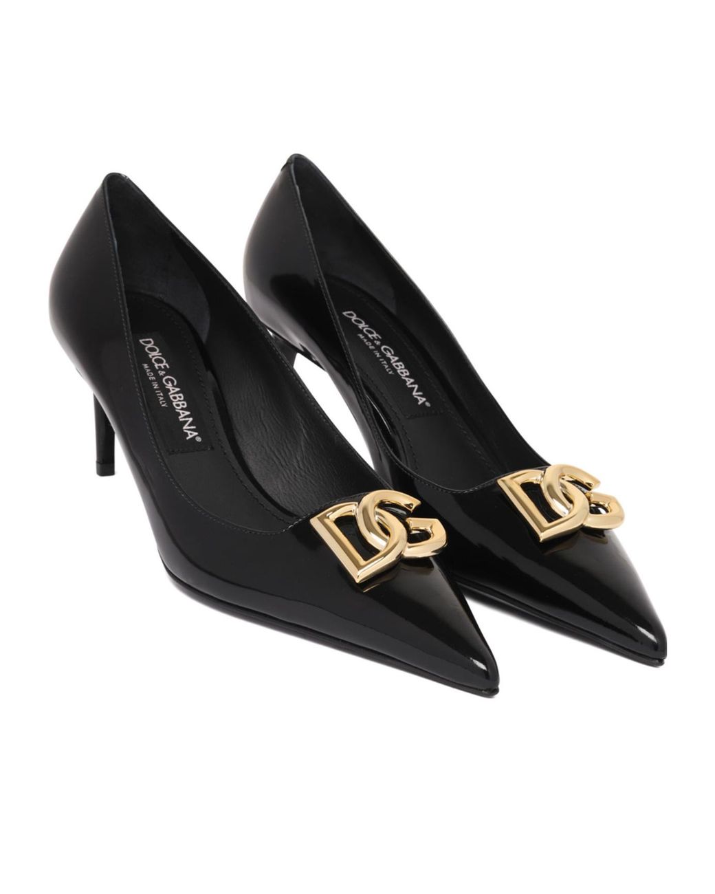Dolce & Gabbana Black Cow Leather With Heel