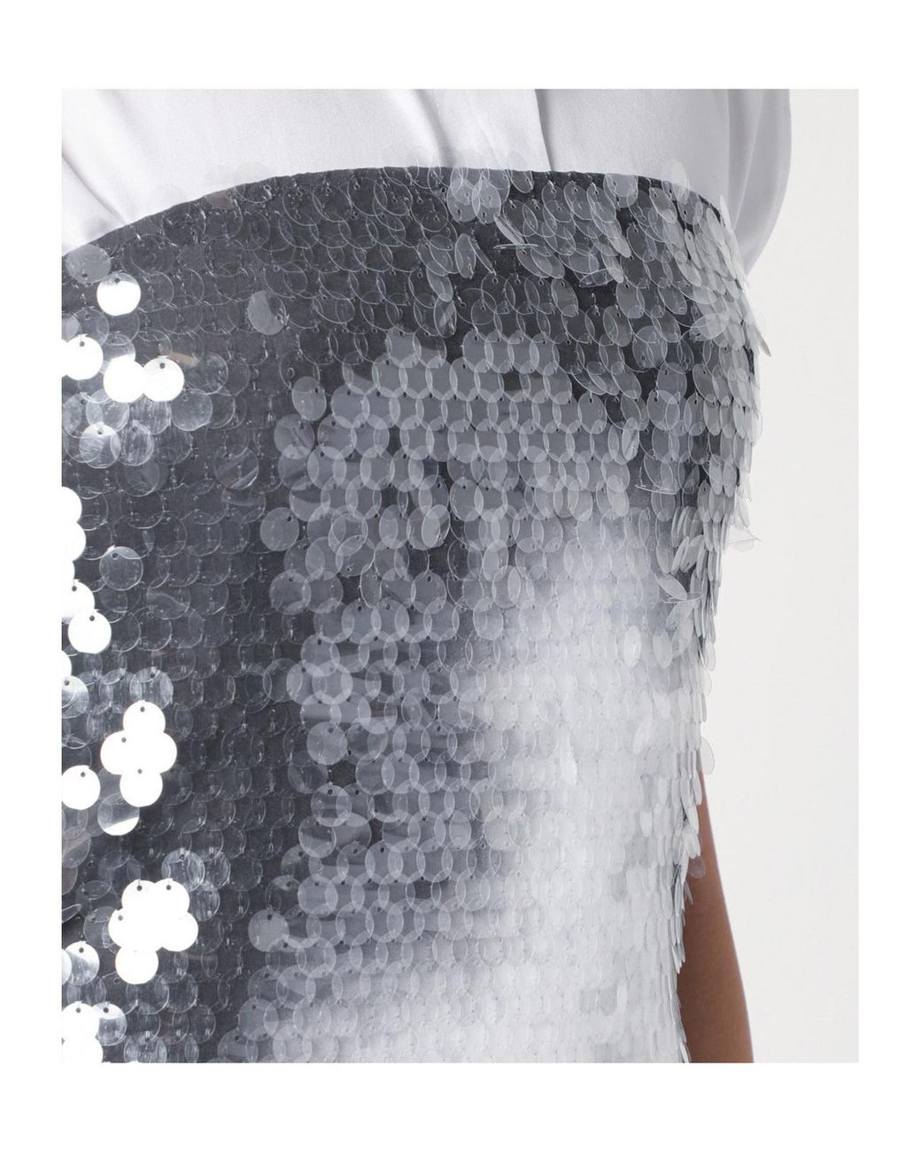 Sportmax Gray Sequined Dress