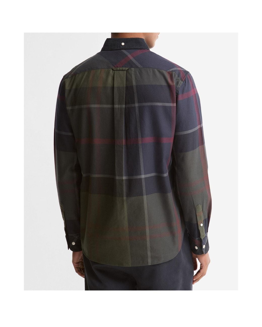Barbour Blue Tartan Check Long Sleeve Shirt for men