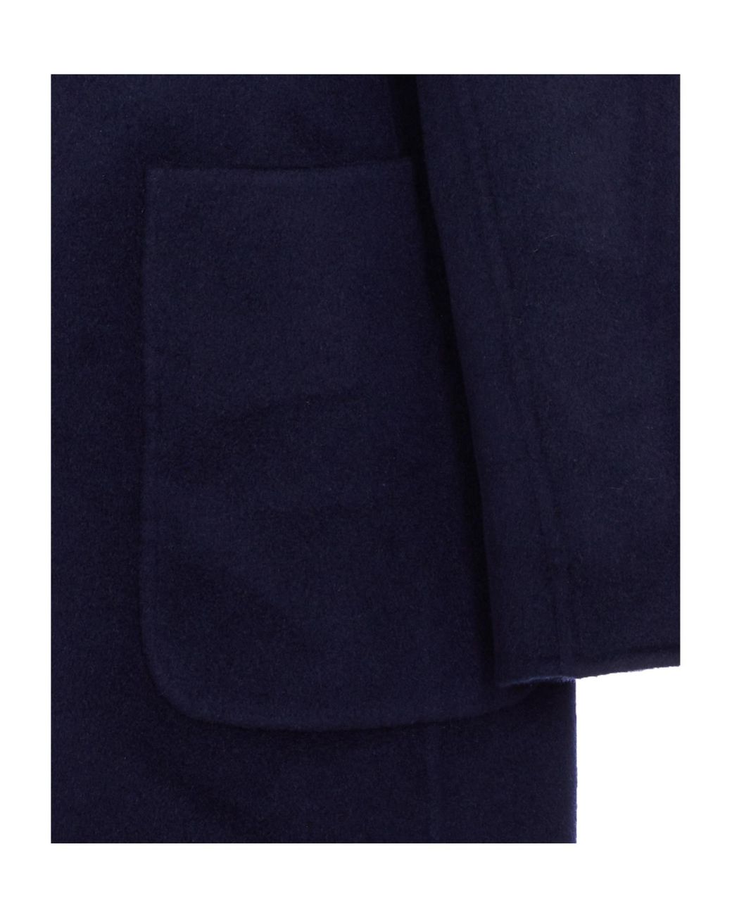 Tory Burch Blue Reversible Buttoned Coat