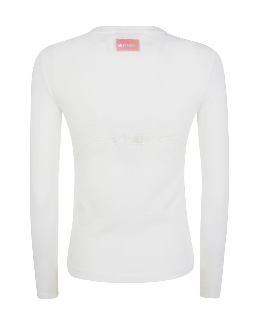 DIESEL White X Tinder Pr-T-Mokki-Ls-R Knitted Top