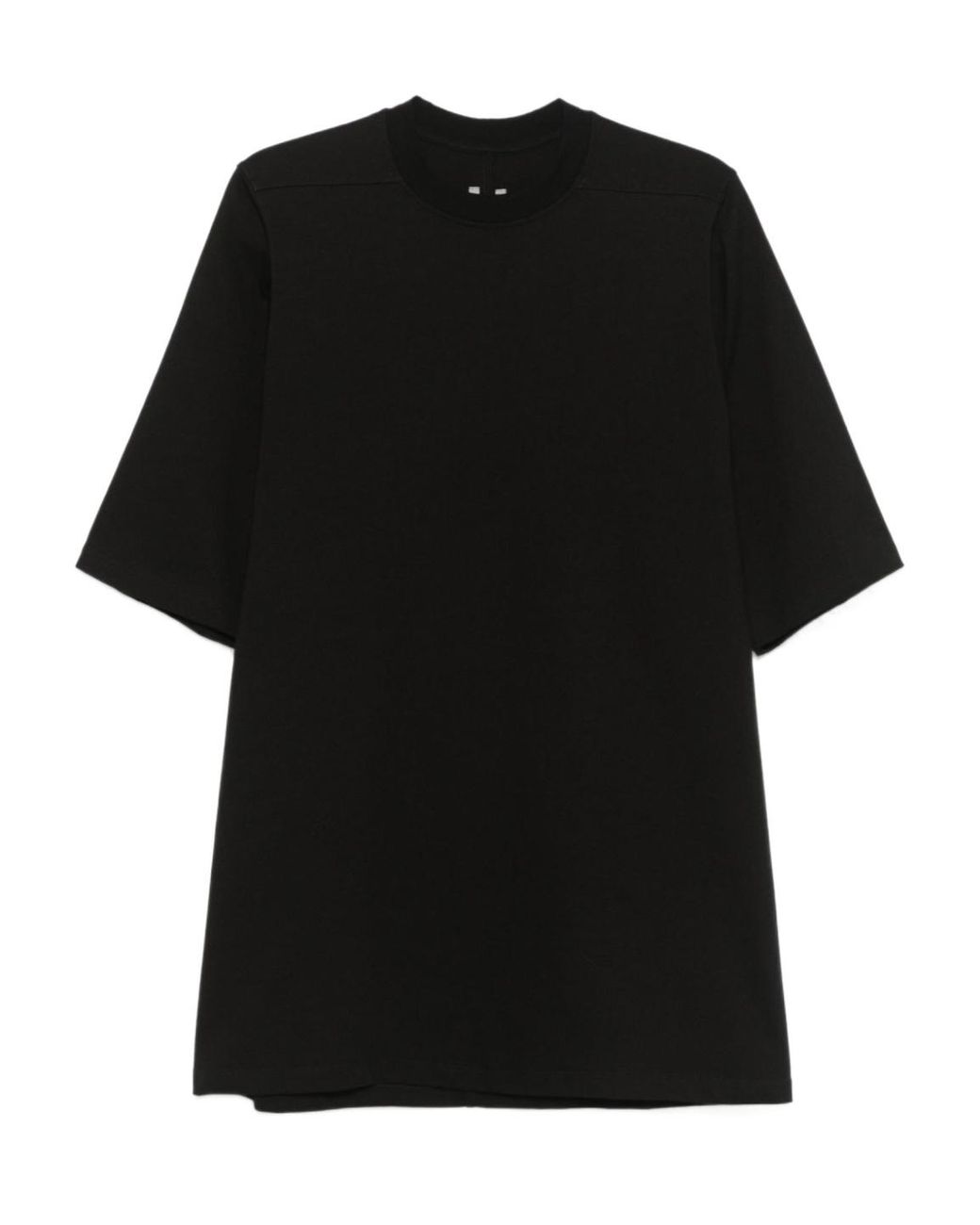 Rick Owens Black Hollywood Jumbo Jersey Ss T-Shirt for men