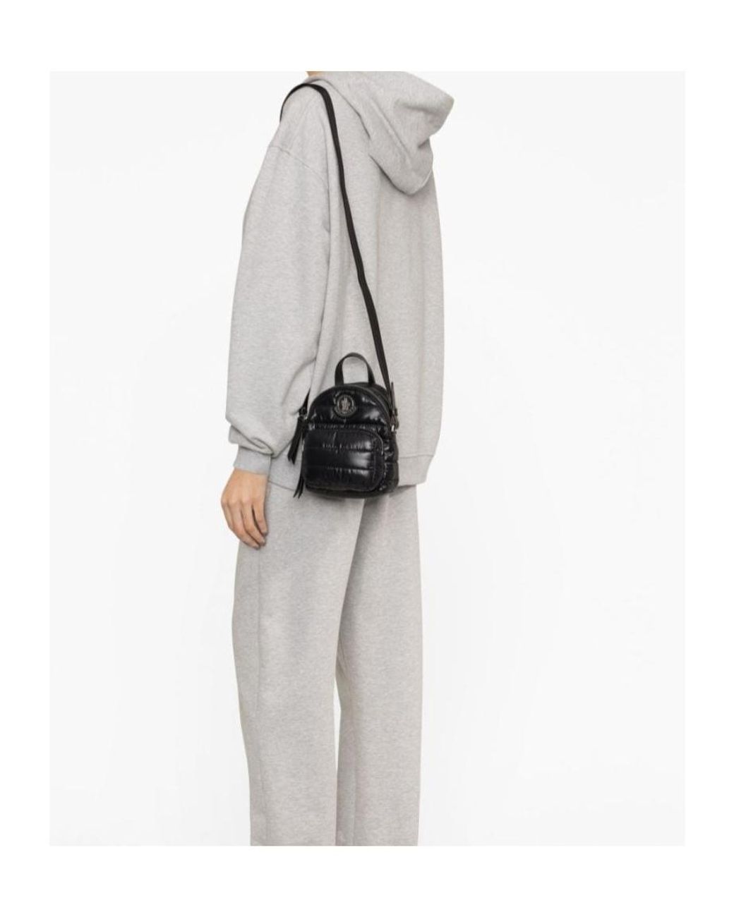 Moncler Black Kilia Zip-Up Small Crossbody Bag